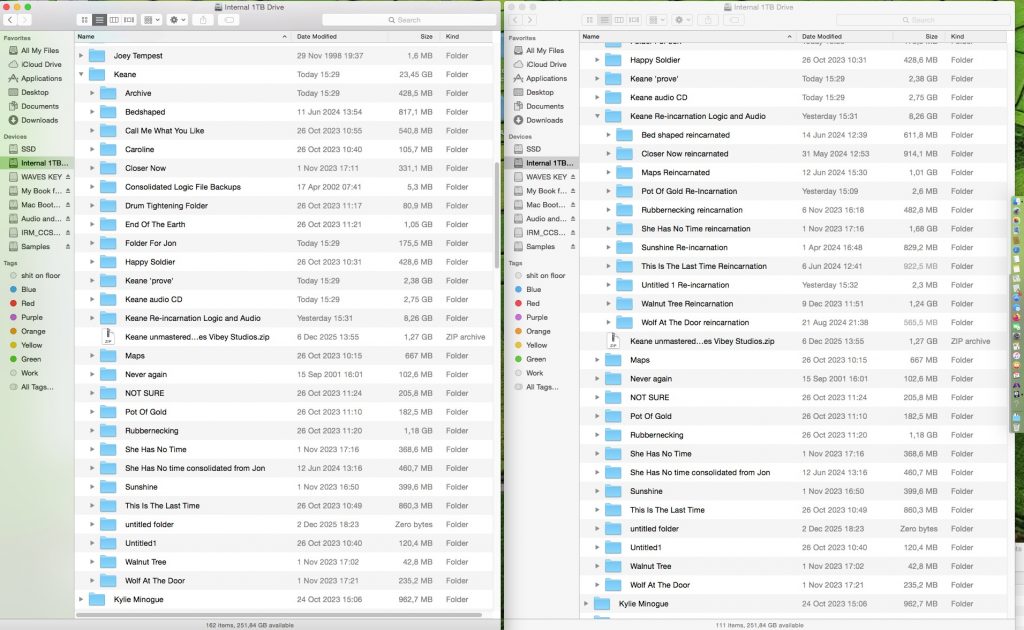 03 Keane Logics songs screenshot